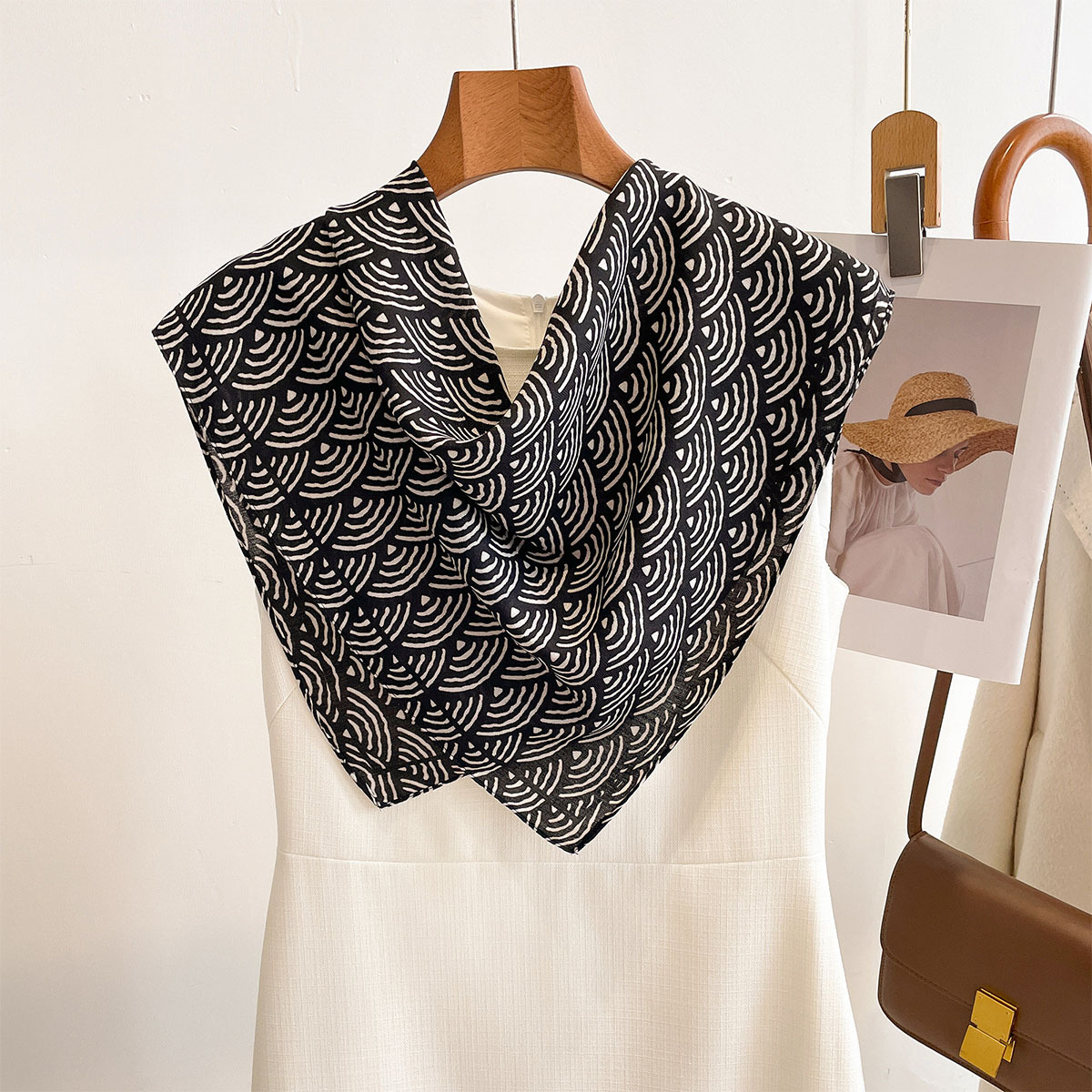 Bandana Cotton - 68cm New Spring Women Cotton Scarf