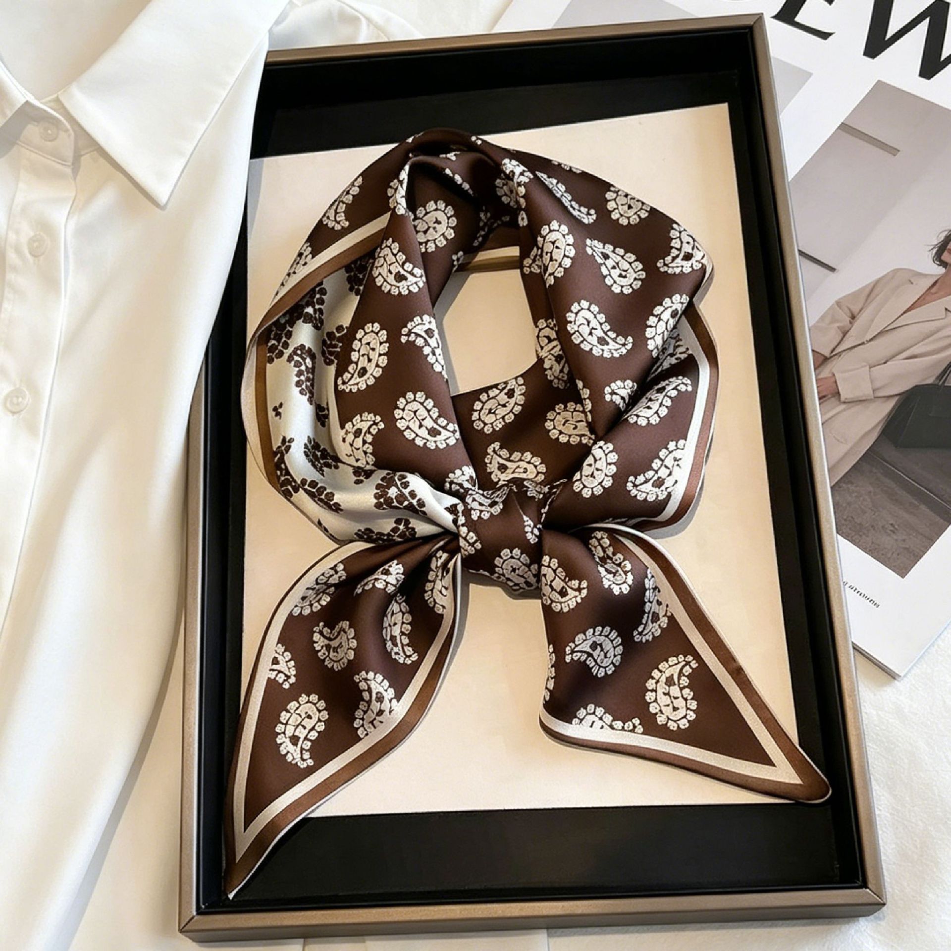 Luxury Long Neckerchief Skinny - огляд і ціна Face Scarf Mask