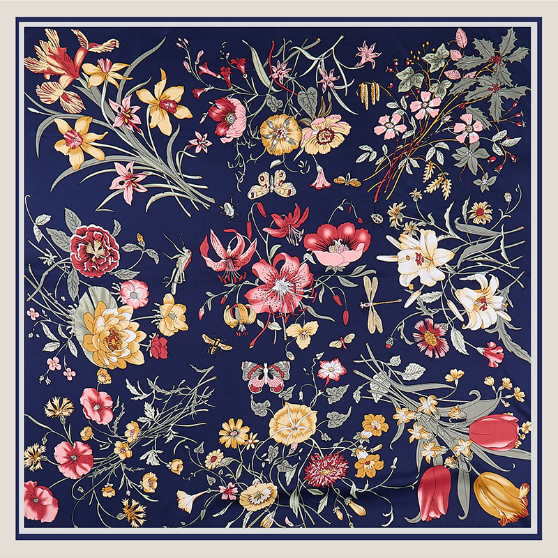 POBING Twill Silk Scarf Women  - огляд і ціна Face Scarf Mask