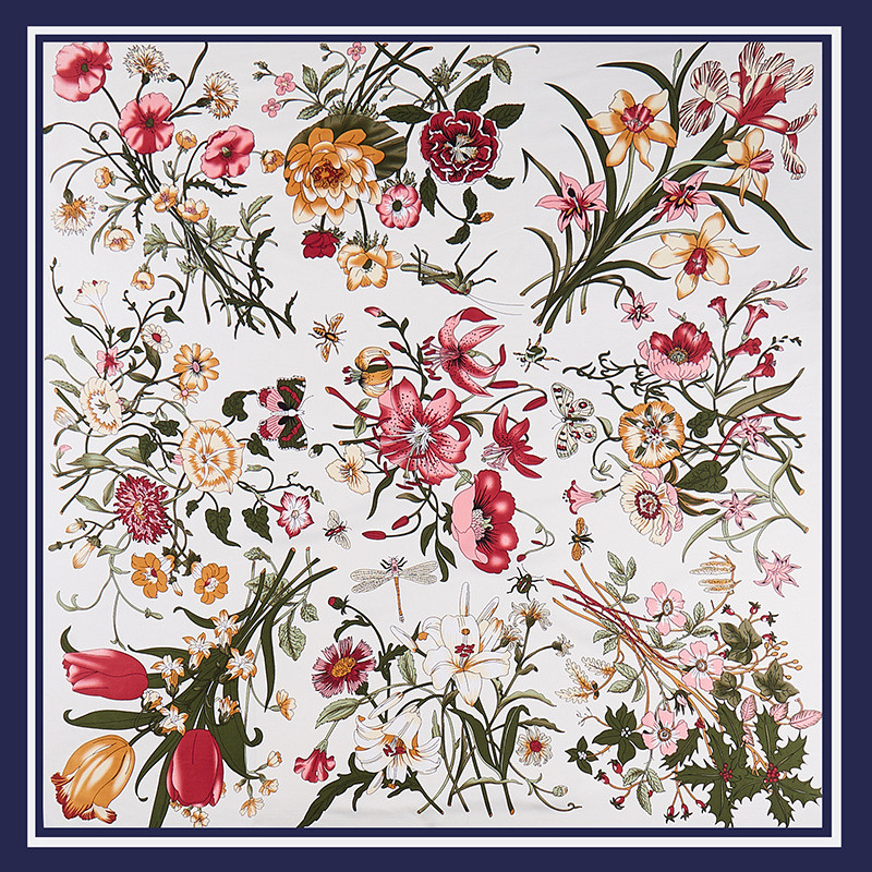 POBING Twill Silk Scarf Women  - огляд і ціна Face Scarf Mask