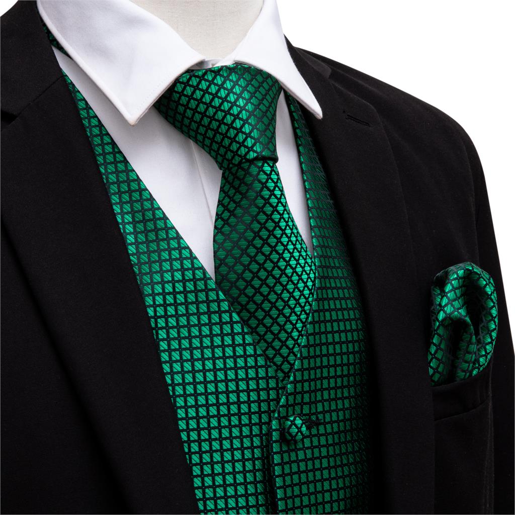Green Suit Vest Men Paisley Wa - огляд і ціна Silk Tie Striped