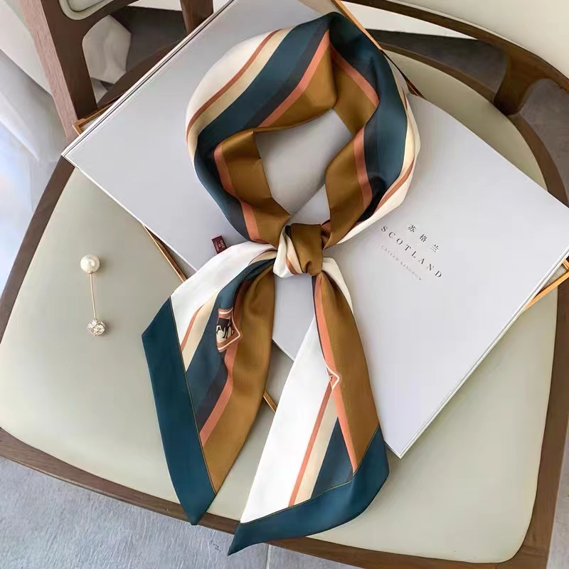 Luna&Dolphin Women Wide Skinny - огляд і ціна Silk Tie Striped