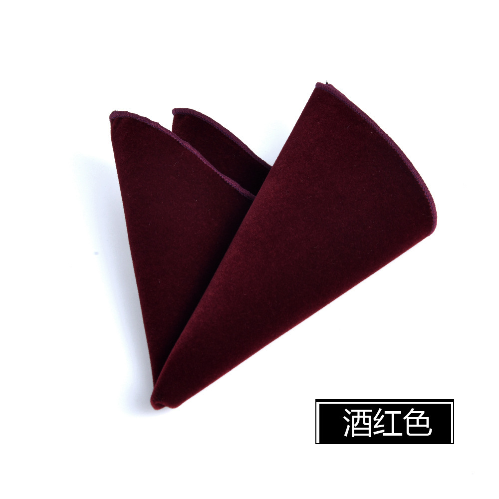23cm Men's Velvet Pocket Squar - огляд і ціна Pocket Square Set