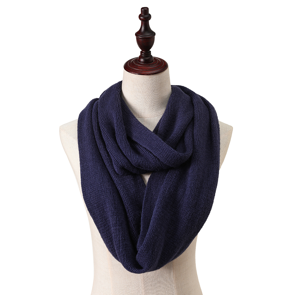 Men Ribbed Knit Infinity Scarf - огляд і ціна Infinity Scarf Knit